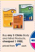 Clicks Body & Mind Products-Each