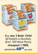 Brain Child 60 Tablets Or Burstiets-Per Pack