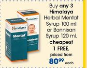 Himalaya Herbal Mentat Syrup 100ml Or Bonnisan Syrup 120ml-Each