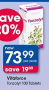 Vitaforce Tonzolyf-100 Tablets Per Pack