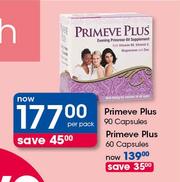 Special Primeve Plus-90 Capsules Per Pack — m.guzzle.co.za