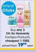 Oh So Heavenly Footspa Products-Each