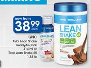 GNC Total Lean Shake Ready To Drink 414ml Or Total Lean Shake 25 1.83lb-Each