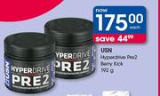 USN Hyperdrive Pre 2 Berry Kick-192g Each