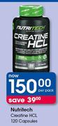 Nutritech Creatine HCL 120 Capsules-Per Pack