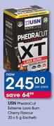 USN Phedra Cut Extreme Lava Bum Cherry Flavour-20 x 5g Sachets Per Pack
