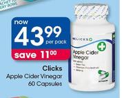 Clicks Apple Cider Vinegar 60 Capsules-Per Pack