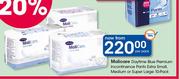 Molicare Daytime Blue Premium Incontinence Pants Extra Small, Medium Or Super Large-10's Per Pack