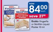 Kroko Fingerfix Or Skinflim Liquid Plaster-10ml Each