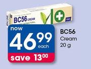 BC56 Cream-20g Each
