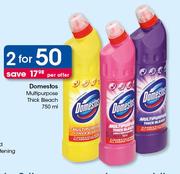 Domestos Multipurpose Thick Bleach-2 x 750ml