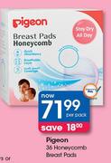 Pigeon 36 Honeycomb Breast Pads-Per Pack