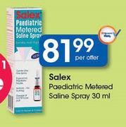 Salex Paediatric Metered Saline Spray-30ml Per Offer