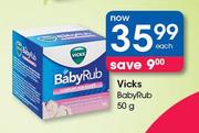 Vicks Babyrub-50g Each