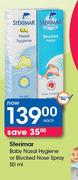 Sterimar Baby Nasal Hygeine Or Blocked Nose Spray-50ml Each