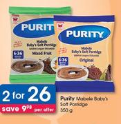 Purity Mabele Baby's Soft Porridge-2X350g