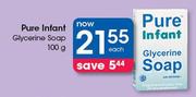 Pure Infant Glycerine Soap-100g Each