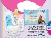 Clicks Mini Baby Toiletries-Each