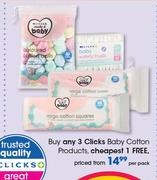 Clicks Baby Cotton Products-Per Pack
