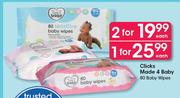 Clicks Made 4 Baby Wipes-80's