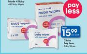 Clicks Pay Less Baby Wipes-Per Pack