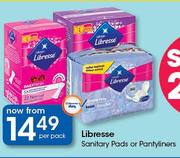 Libresse Sanitary Pads Or Pantyliners-Per Pack