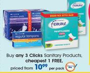 Clicks Sanitary Products-Per Pack