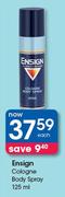 Ensign Cologne Body Spray 125ml-Each