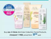 Clicks Skin Care Collection Facial Products-Each