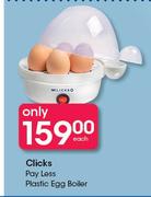 Clicks Pay Less Plastic Egg Boiler-Each