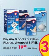 Clicks Plasters-Per Pack
