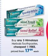 Himalaya Herbals Toothpastes-Each