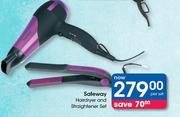 Safeway Hairdryer And Straightener Set-Per Set