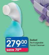 Sorbet Rechargeable Facial Cleanser-Each