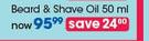 Fino Beard & Shave Oil-50ml