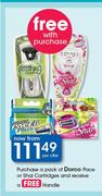 Dorco Pace Or Shai Cartridges+Free Handle