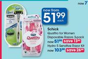 Schick Hydro 5 Sensitive Razor Kit