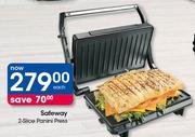 Safeway 2-Slice Panini Press-Each