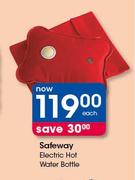 Safeway Electric Hot Water Bottle-Each