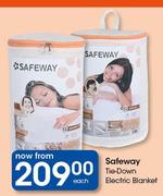 Safeway Tie-Down Electric Blanket-Each