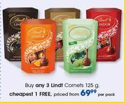 Lindt Cornets-125g Per Pack