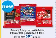 Nestle Minis 210g Or 200g-Per Pack