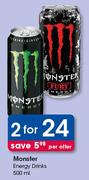 Monster Energy Drinks-2x500ml