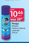Pledge Modern Surface Cleaner Lavender-275ml Each