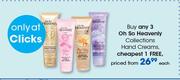 Oh So Heavenly Collections Hand Creams-Each