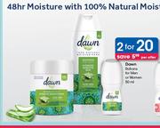 Dawn Roll Ons For Men Or Women-2 x 50ml