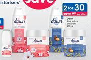 Dawn Body Lotions Or Creams-2 x 400ml