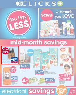 Clicks : You Pay Less (7 Aug - 21 Aug 2019), page 1