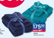 Clicks 6 Piece Towel Set-Per Set