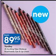 Yardley 25 Exciting New Makeup Must-Haves, Eye & Lip Liners-Each